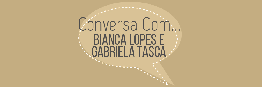 Imagem com fundo marrom e balão de conversa em tom verde claro contornado com fita branca pontilhada. No centro, em letras pretas, a frase: 